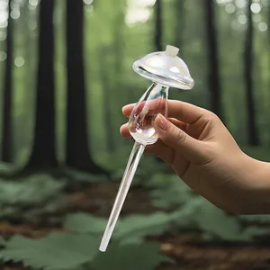 Irisierende Glasfaser Pilz Bewässerungskugeln Automatische Pflanzenbewässerer Tropfbewässerung Für Garten Haus Dekoration