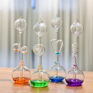 Bollitori a mano decorativi in vetro in quattro colori per esperimenti creativi