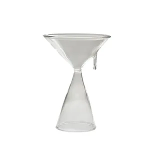 Minimalist clear glass incense burner holder for zen tea ceremony home decoration
