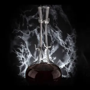 Creatieve Vampier Glazen Decanteerset 5-delig Borosilicaatglas Hittebestendig Wijn Karaf met 4 Drinkglazen Cadeau