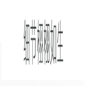 Creative abstract minimalist line art design showing the detail of a glass cicada home ornament