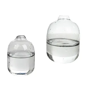 Minimalist Nordic smoky grey glass vases set for aromatherapy and hydroponic plants