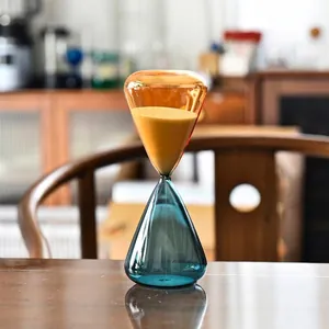 Modern Minimalistische Mundgeblasene Borosilikatglas Sanduhr Timer Europäische Kreative Sanduhr Für Zuhause Büro Dekoration Geschenk