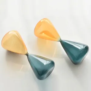 Dekorative zweifarbige Glas-Sanduhren mit Farbverlauf für moderne Wohneinrichtungen