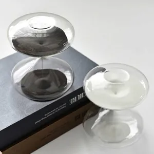 Sablier créatif en verre en forme d'OVNI, minuteur de 30 minutes pour la maison