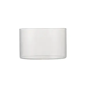 Coupe à dessert minimaliste en verre transparent pour crème glacée yaourt et pudding