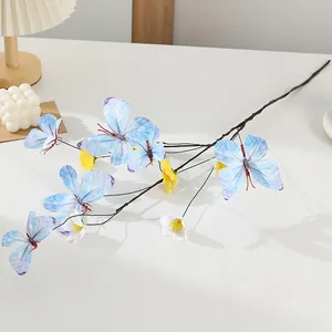 Künstlicher Schmetterlings-Zweig Blumenstrauß für Heimdekoration, Fotografie-Requisiten und Wohnzimmer.