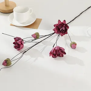 Künstliche Seidenblume welker Zweig Dekoration für Heimdekoration und Party neues Design