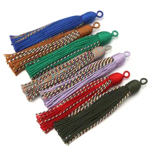 Decorative tassel pendant curtain fringe handmade woven rope hanging ornament for home decor