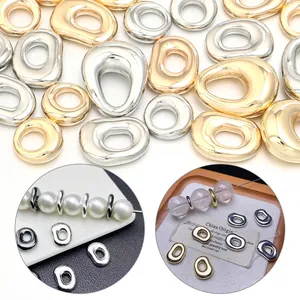 CCB perles irrégulières en métal galvanisé DIY accessoires de bijoux faits à la main bracelet