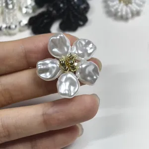 Handgemachte Perlenblume DIY Zubehör für Schuhe Kleidung Dekoration Handwerk Verzierungen.