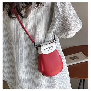 Unieke mini bokshandschoen crossbody tas voor dames, schattige telefoon schoudertas.
