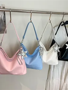 Chic niche design tote bag for women summer new style lightweight shoulder casual commuter handbag