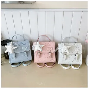 Carino zainetto mini con motivo a stelle da donna, elegante zaino casual per uso quotidiano.