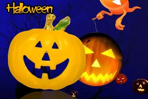 Halloween pumpkin brooch cute enamel lapel pin for children holiday party jewelry gift