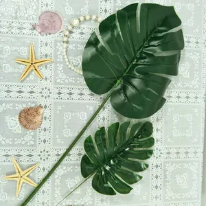 Feuille de monstera artificielle plante verte simulation feuille tropicale décoration maison