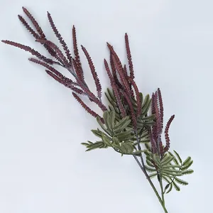 Künstliche Astilbe Zweig Blumen Detail Simulationspflanze Stiel für Heimtextilien Hochzeit Dekoration
