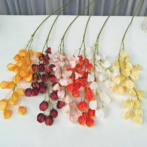 Artificial lantern fruit flower branches for wedding decor home floral arrangement