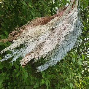 Guirnalda de plantas falsas colgantes de pino artificial para decoración de boda en el hogar