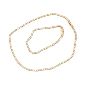 Zirconia Starry Sky Choker Necklace Copper Gold Silver Plated Tassel Pendant Simple Elegant Jewelry For Women Gift