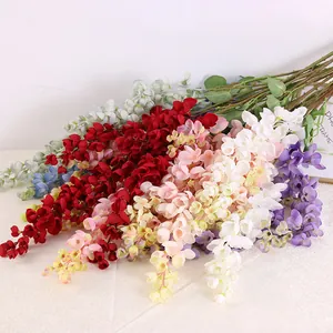 Künstliche Blauregen Blumen für Hochzeit Decke Hängend Dekoration Seide Blumen Deko.