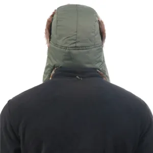 Winter winddichte warme trapper hoed met oorkleppen, dikke thermische ushanka voor buitenactiviteiten.