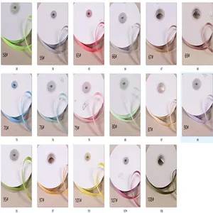 1cm high density grosgrain ribbon for gift box bow hair accessories material color view