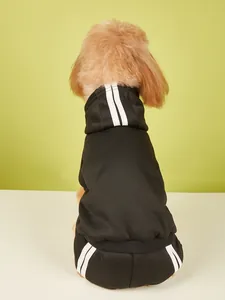 Tuta sportiva per cani animale domestico autunno inverno felpa cappuccio pantaloni