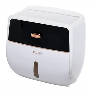 Wasserdichter Toilettenpapierhalter Wandmontage Badezimmer Papiertaschentuchbox neu