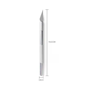 Precision craft knife for polymer clay sculpting and pottery art, detailed size 14.5cm