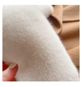 Winter plush warm scarf soft faux fur collar neck warmer for women stylish winter accessory