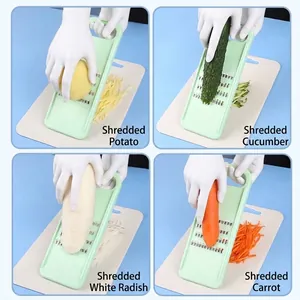 Multifunctional vegetable grater for shredding potatoes, cucumbers and carrots