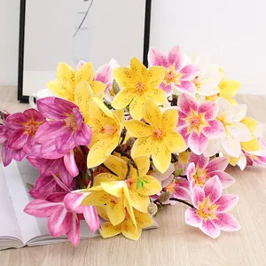 Bouquet di fiori di magnolia artificiali per soggiorno hotel matrimonio decorazione