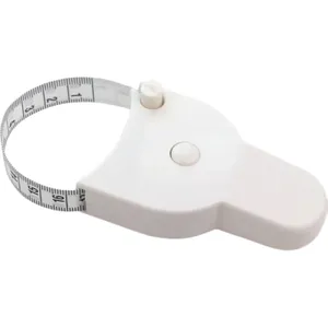Metro a nastro portante per il corpo, metro per circonferenza della vita di colore bianco