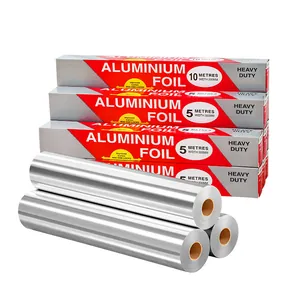 Rouleaux de papier aluminium alimentaire robuste pour cuisson et gril 300mm de large