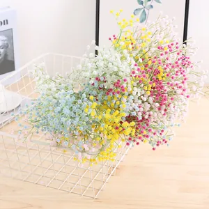 Artificial Baby's Breath Flower Single Branch Plastic Gypsophila Fake Flowers For Home Wedding Floral Room Decoration