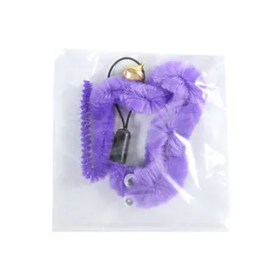 Bruco soffice viola testa di ricambio per bacchetta teaser gatto peluche interattivo.
