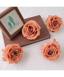 Artificial rose heads bulk fake flowers for wedding party DIY home decor floral arrangements