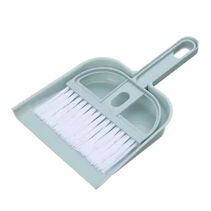 Mini conjunto de limpieza de escritorio escoba pequeña y recogedor combinado herramienta