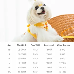 Niedliches Welpen Geschirr und Leine Set, atmungsaktive Weste für kleine Hunde Katzen, sicher.