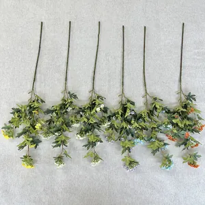 Artificial Kalanchoe flower branches for home decor, floral arrangement, and wedding props.