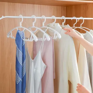 Plastic Clothes Hangers Seamless Wide Shoulder Heavy Duty Non Slip Clothes Hanger For Home Wardrobe Closet Organization