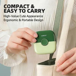 Portable 2-in-1 hair cutter comb for trimming bangs and split ends