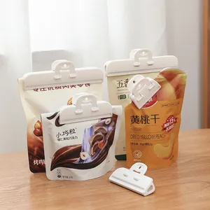 Clip di Chiusura per Alimenti in Plastica ABS con Ganci Stile Giapponese Clip per la Conservazione della Freschezza a Parete