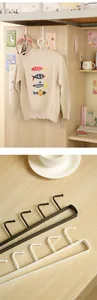 Over the door hook rack wall mounted multi hook organizer for home bathroom towel coat.