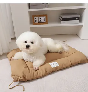 Comfortable thick soft pet bed cushion for autumn and winter, warm sleeping mat for dogs cats.
