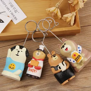 Cute Japanese style animal resin memo and photo clips for office desk decoration
