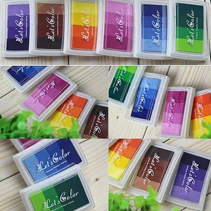 Mehrfarbiges Premium-Pigmentstempelkissen-Set für DIY-Bastelarbeiten und Hochzeiten