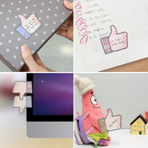 Creative thumbs-up sticky notes for home and office memo reminders