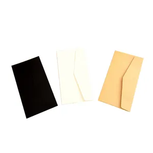 Sobres retro de papel kraft en tres colores lisos para postales e invitaciones elegantes